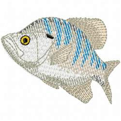 Fishes Embroidery Design 5 Fishes Embroidery Design 5